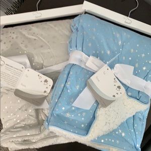 Born Loved Baby Blanket 30”x40” NWT (CLO)